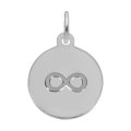PETITE INITIAL DISC - INFINITY - Rembrandt Charms