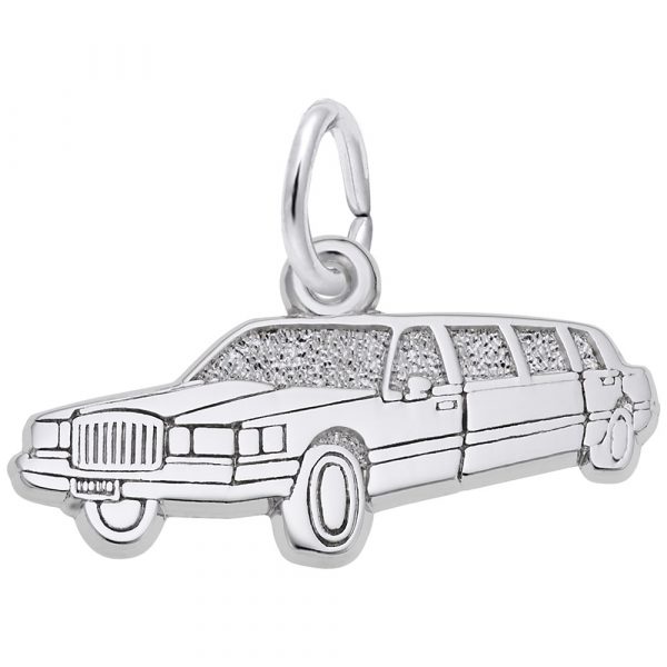 Limousine Sterling Silver Charm