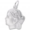 GIRL'S HEAD - Rembrandt Charms