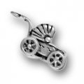 BABY BUGGY Sterling Silver Charm