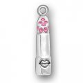 LIPSTICK with CRYSTALS Sterling Silver Charm - CLEARANCE