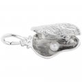 Oyster Sterling Silver Charm