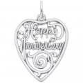 HAPPY ANNIVERSARY HEART - Rembrandt Charms