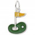 PAINTED GOLF GREEN - Rembrandt Charms