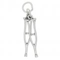 CRUTCHES Sterling Silver Charms