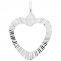 RUFFLED HEART - Rembrandt Charms