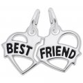 BEST FRIEND HEARTS - Rembrandt Charms