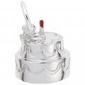 TWO-TIER CAKE with CANDLE - Rembrandt Charms