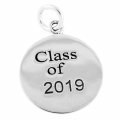 CLASS of 2019 - GRADUATION CAP Sterling Silver Charm