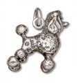 POODLE Sterling Silver Charm