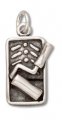 PAINT TRAY and ROLLER Sterling Silver Charm