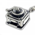COFFEE GRINDER Movable Sterling Silver Charm