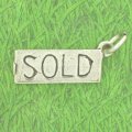 SOLD SIGN Sterling Silver Charm - DISCONTINUED