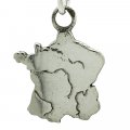 Country of France - Vintage Sterling Silver Charm