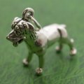 Standing Dog Sterling Silver Charm