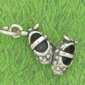 BABY BOOTIES Sterling Silver Charm