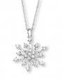 STARBURST with CZ Sterling Silver Pendant & Necklace