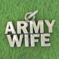 Army Wife Sterling Silver Charm