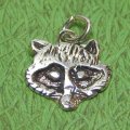 RACCOON Sterling Silver Charm