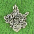 Spoiled Rotten Sterling Silver Charm