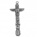 LARGE TOTEM POLE Sterling Silver Charm