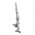 GYMNAST on VAULT Sterling Silver Charm