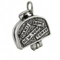 TRAVEL SUITCASE Opening Sterling Silver Charm