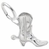 COWBOY BOOT WITH SPUR ACCENT - Rembrandt Charms