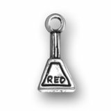 BOTTLE of RED NAIL POLISH Sterling Silver Charm - CLEARANCE
