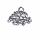 SWITZERLAND Sterling Silver Charm - CLEARANCE