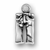BLUE JEANS Sterling Silver Charm - CLEARANCE