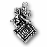 QUILTING BEE Sterling Silver Charm - CLEARANCE