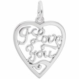 I LOVE YOU OPEN HEART - Rembrandt Charms
