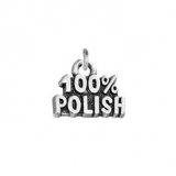 100% POLISH Sterling Silver Charm