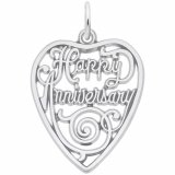 HAPPY ANNIVERSARY HEART - Rembrandt Charms
