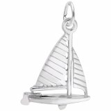 STRIPED SLOOP SAILBOAT - Rembrandt Charms