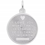LOVE YOU MORE THAN YESTERDAY  - Rembrandt Charms
