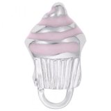 SWIRL CUPCAKE DROP - PINK - Rembrandt Charms