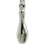 BOWLING PIN Sterling Silver Charm