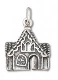 GINGERBREAD HOUSE Sterling Silver Charm