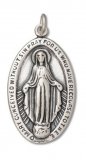 MARY MIRACULOUS MEDAL Sterling Silver Charm