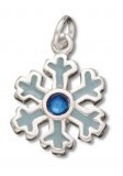 WINTER SNOWFLAKE Sterling Silver Charm