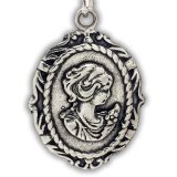 CAMEO Sterling Silver Charm