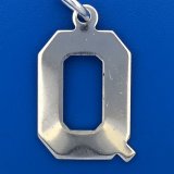 Letter Q - Box Style Sterling Silver Charm