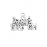 DADDY'S LITTLE GIRL Sterling Silver Charm