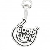 GOOD LUCK HORSESHOE Sterling Silver Charm