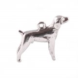 POINTER Sterling Silver Charm