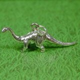Brontosaurus Dinosaur Sterling Silver Charm