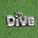 Dive Sterling Silver Charm