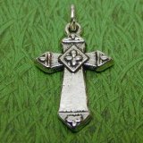 Spire Cross Sterling Silver Charm - DISCONTINUED